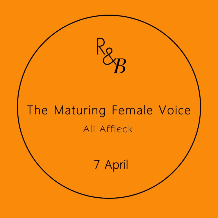 The Maturing Female Voice by Ali Affleck for Rhythm & Book